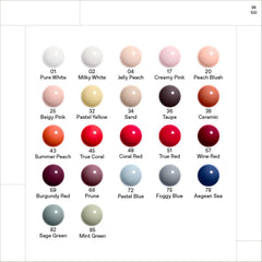 KORRES No No base de esmalte de uñas - base 10% vegana sin liberación, para un color duradero y resistente a las astillas, 11 ml - uñas cuidadas de forma natural, sin sustancias nocivas