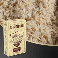 RISO ROSSO INTEGRALE Arroz rojo integral RISERA CAMPANINI 500g de Italia