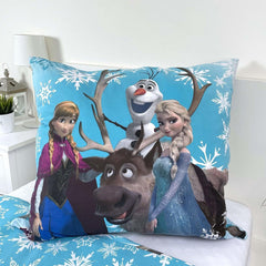 Disney Frozen Copos de Nieve, ropa de cama infantil, ropa de cama 100% algodón - infantil Naty Shop
