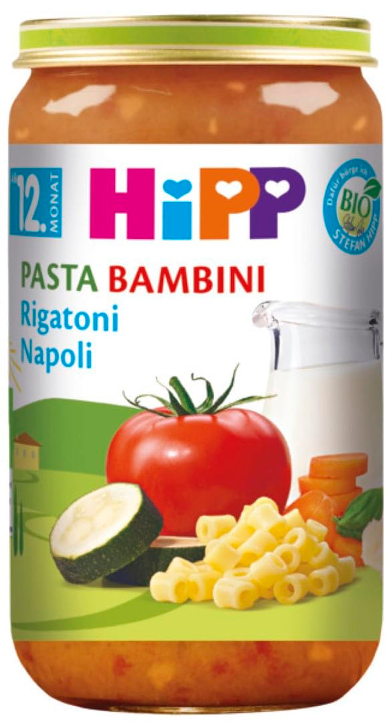 Menús Hipp Bio de 12. Luna Pasta Bambini, Rigatoni Napoli, 250G, paquete de 6 (6X250G) Título predeterminado de la tienda Madre e Hijo Naty