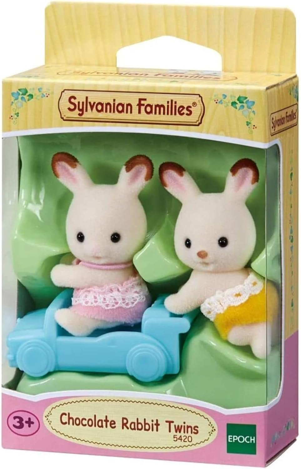 Sylvanian Families L5420 Chocolate Rabbit Twins - Figuri pentru casa de păpuși Papusi Naty Shop Titlu implicit