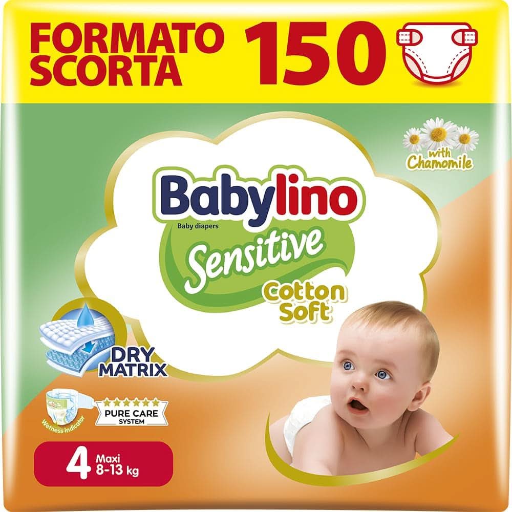 Babylino Sensitive, pañales delicados para niños, varios tamaños