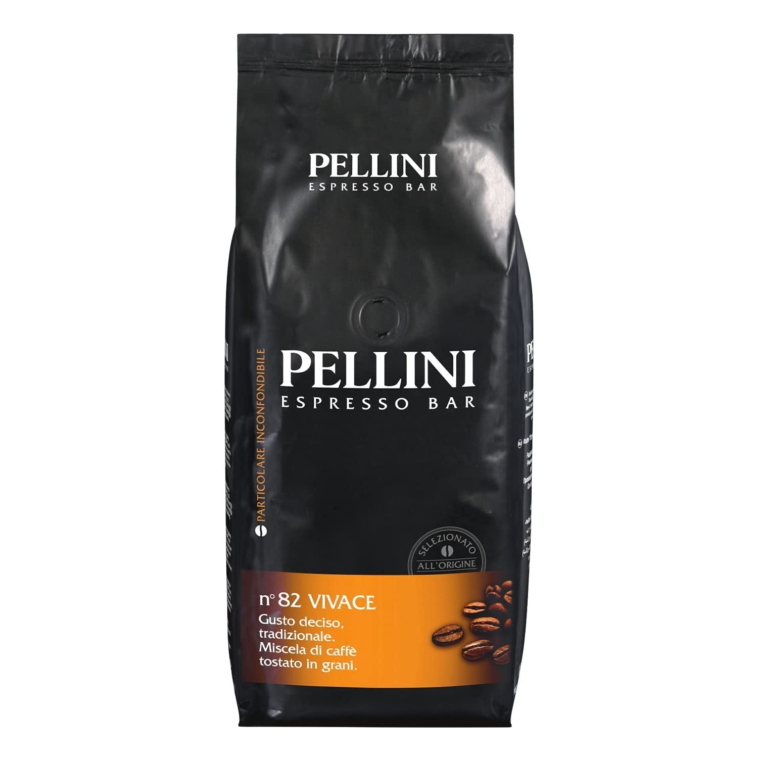 Pellini N.9 Cremoso, boabe de cafea pentru espresso 1Kg, amestec de Arabica și Robusta Cafea Naty Shop N. 82 Vivace