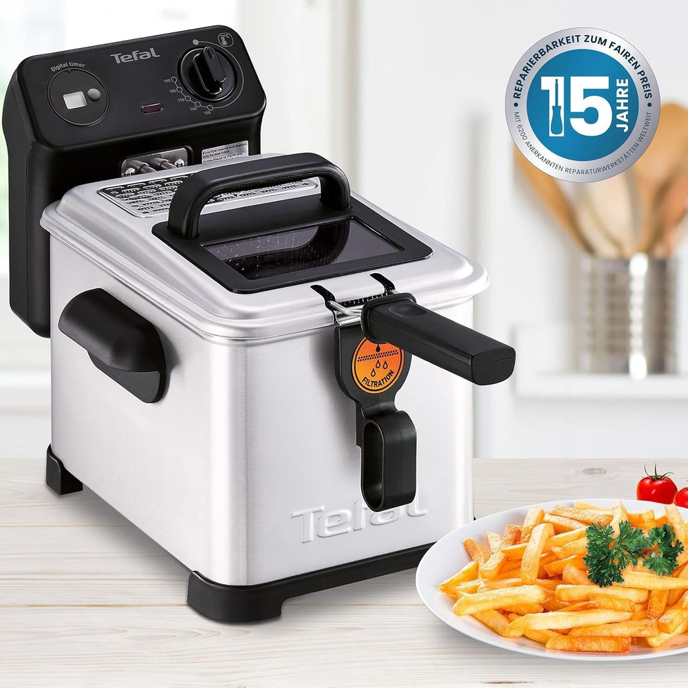Tefal FR5160 Filtra Pro, freidora de aceite semiprofesional Electrodomésticos Naty Tienda