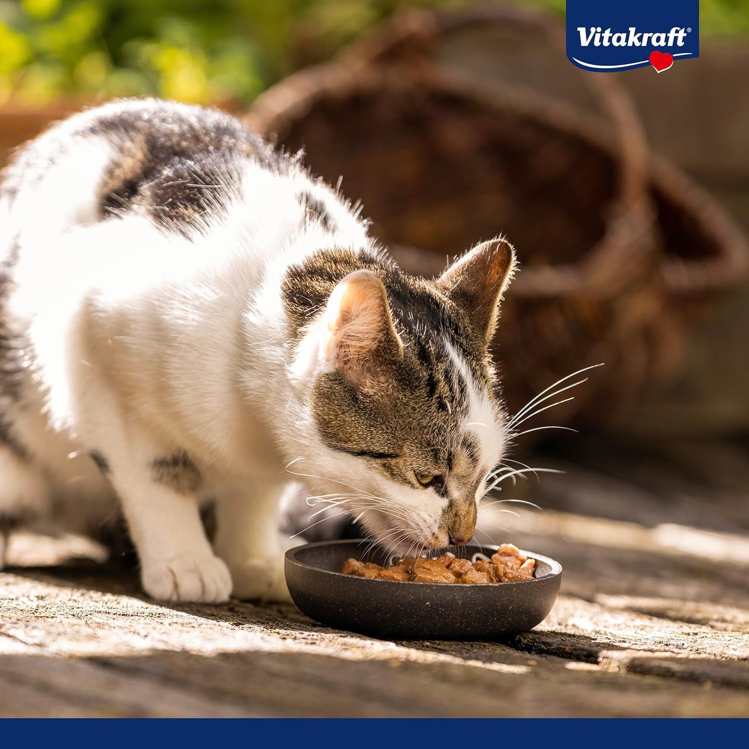 Vitakraft Poésie Création, hrană umedă pentru pisici, hrană umedă în sos, cu carne de vită și morcov, pachet vrac, fără zahăr adăugat sau cereale (15 x 85g)