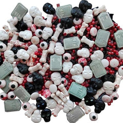 Adornos, caramelos y chispas comestibles, para Halloween, 100 gramos Sprinkles Naty Shop