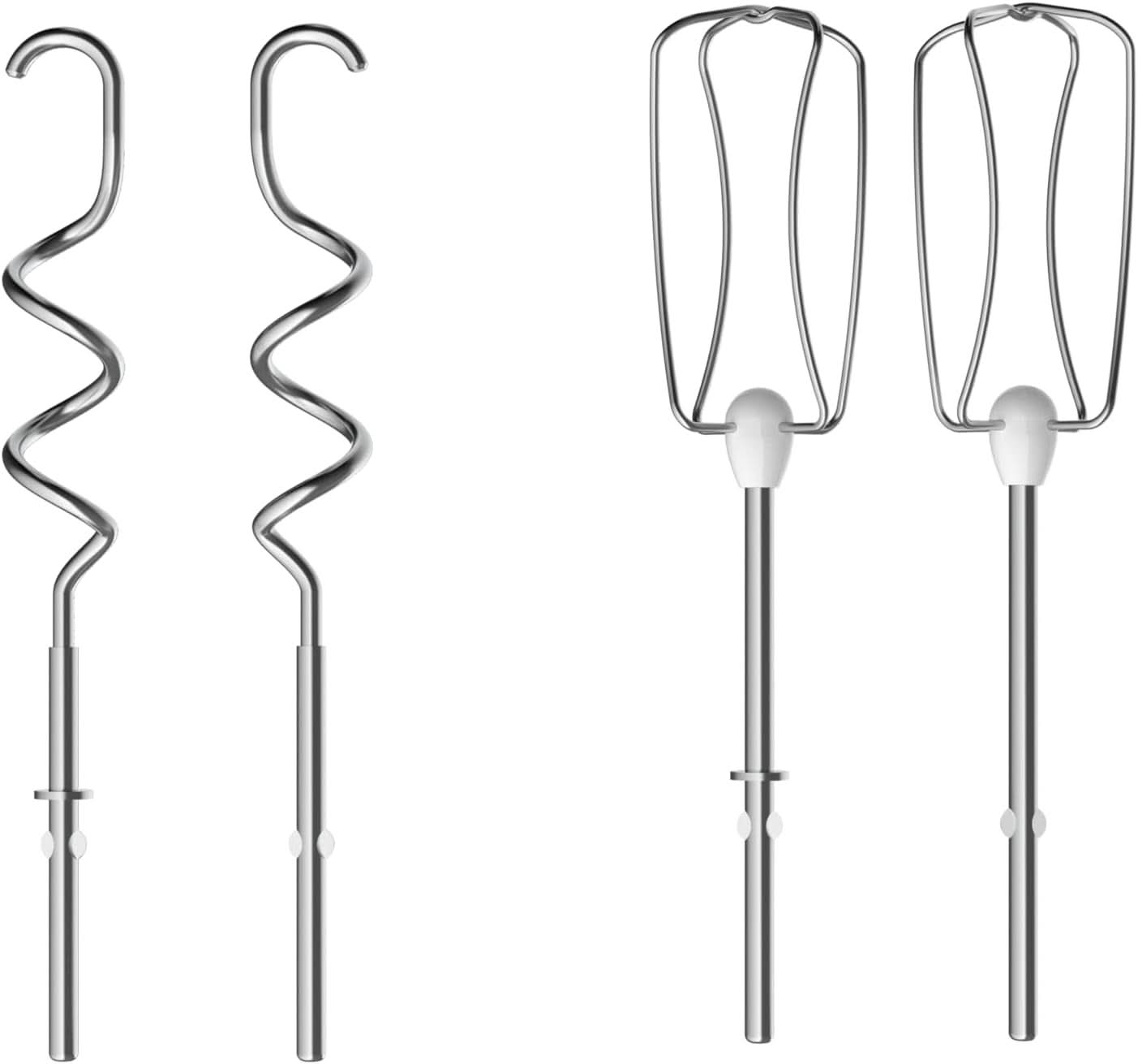 Batidora de mano Tefal HT650E Power Mix Silence | 600 vatios | Controlador de velocidad variable | Función Turbo y Auswurf | Motor de Ocio Extremo | incluido 2 Rührbesen y 2 Knethaken | Trigo Cocina Naty Tienda