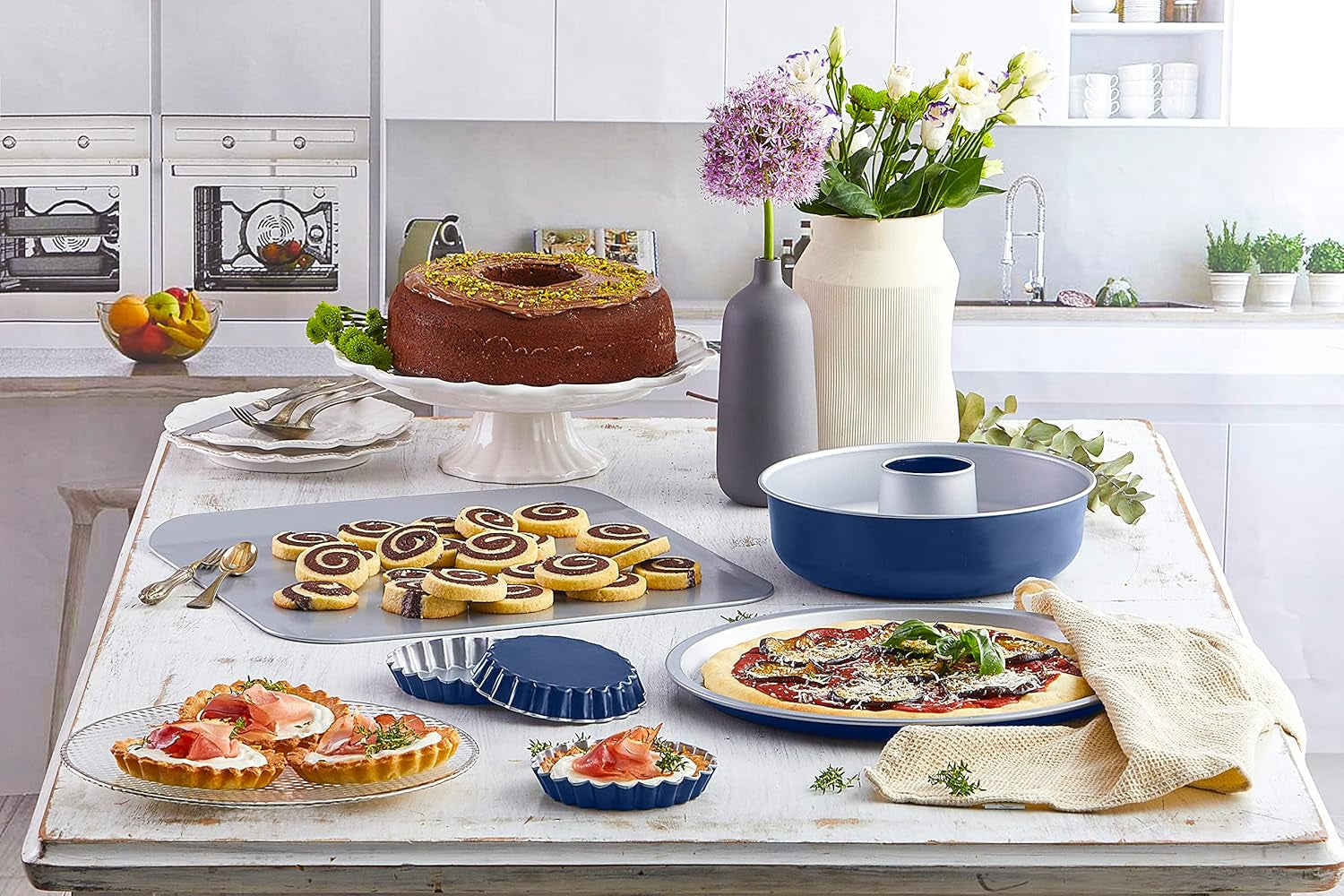 , Línea XBake, molde para 12 muffins, acero con revestimiento Moldes y bandejas Naty Shop