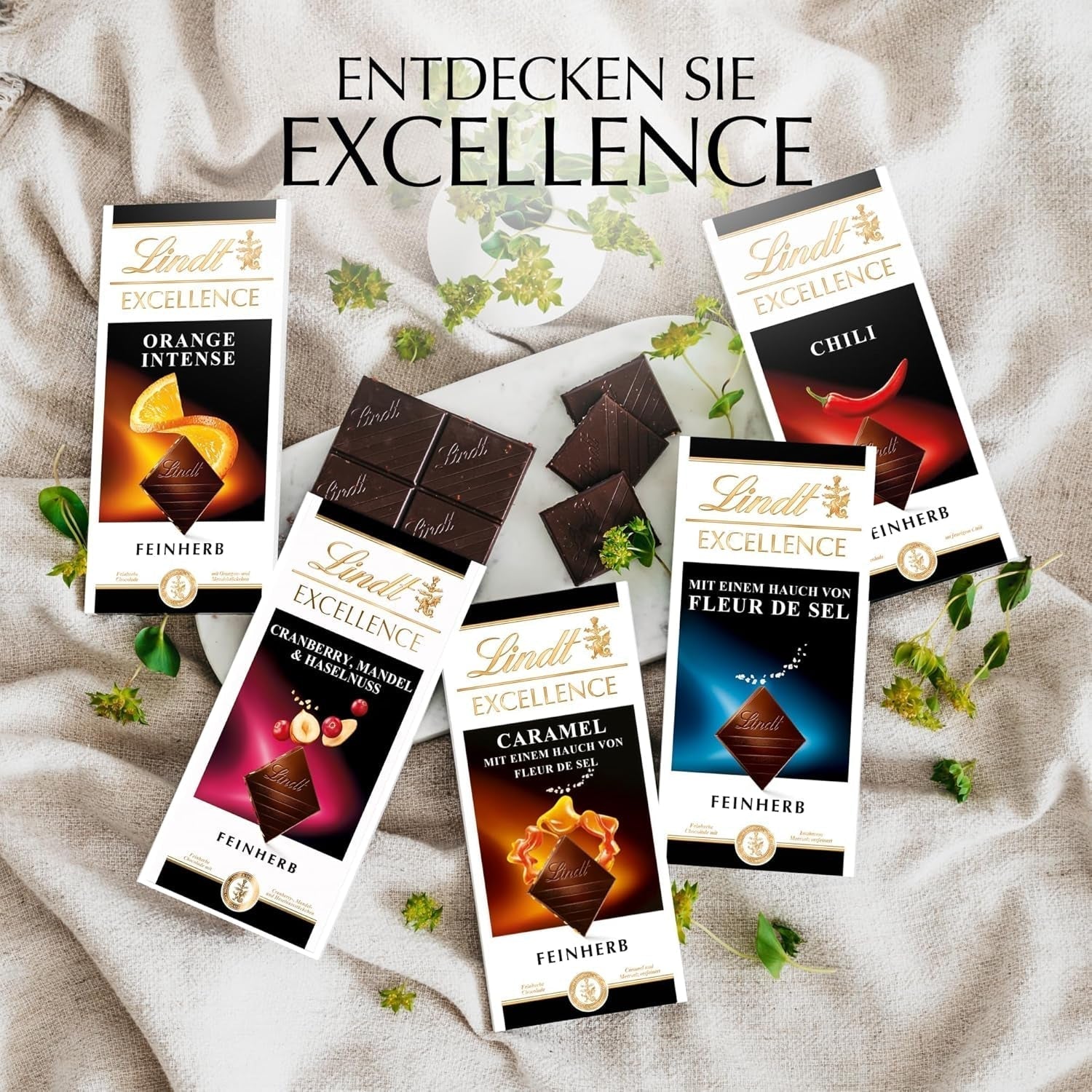 Lindt EXCELENCIA 99% Kakao - Edelbitter-Chocolate | Tafel 50 G | Chocolate amargo extra kräftige | Intensificador Kakao-Geschmack | Chocolate amargo | Schokolade vegana | Tienda Schokoladengeschenk Naty
