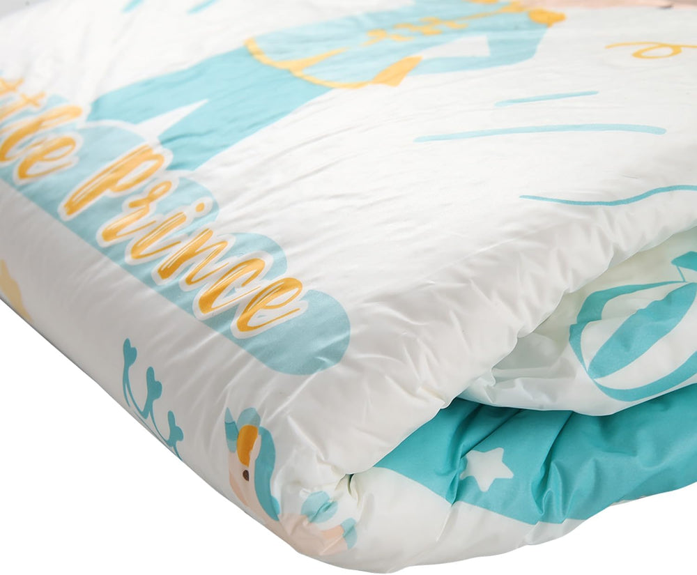 CutiePlusU Pañales para Adultos Paquete de 2 Bragas Desechables para Incontinencia con Solapas para Mujeres y Hombres Máxima Absorbencia Durante la Noche - Principito (Mediano 71-96 cm)