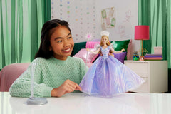 Mattel Wicked: Partea a 2-a de Universal Pictures Păpușă Glinda Deluxe cu ținută detașabilă și 3 accesorii, inspirată din film, JFM13, [Multicoloră]