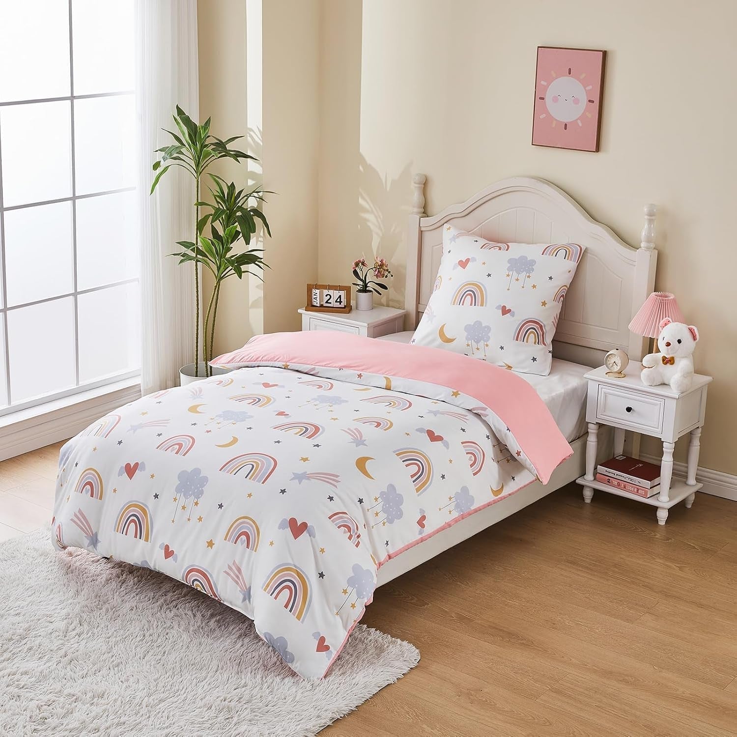 Ropa de cama para niños, Rainbow, microfibra Ropa de cama - infantil Naty Shop