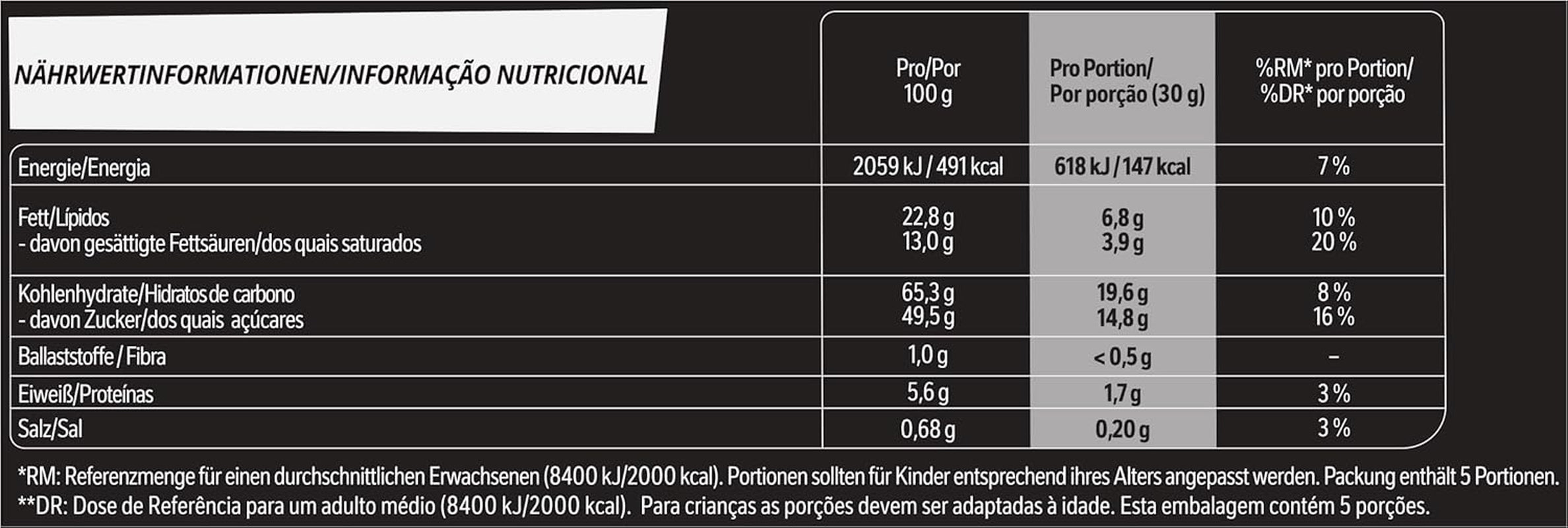 Tableta de chocolate LION Black & White, un snack de sabor intenso, chocolate crujiente y chips crujientes, relleno de brownie, una experiencia deliciosa y única, 1 paquete (5 x 30g)