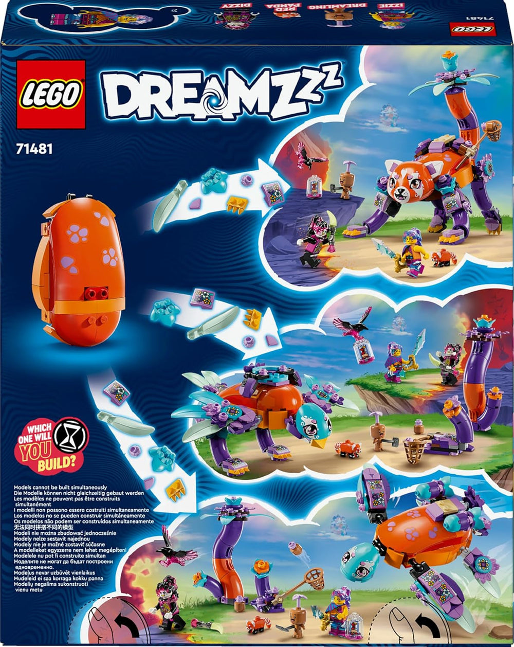 LEGO Dreamzzz Izzies 3 en 1, animales de ensueño, huevo mágico con minifiguras y figuras de animales de Izzy y Dizzy, juego de fantasía, regalo para niñas y niños de 8 años 71481 Juegos de construcción Besuche den LEGO-Store