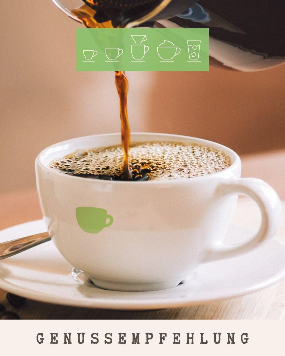 Coffee - Korofeigu I 100% Arabica I Kaffeebohnen 250g I Ideal für Moka kanne, Siebträger & Vollautomat mit schokoladig, nussigen Aromen I mittlere Röstung