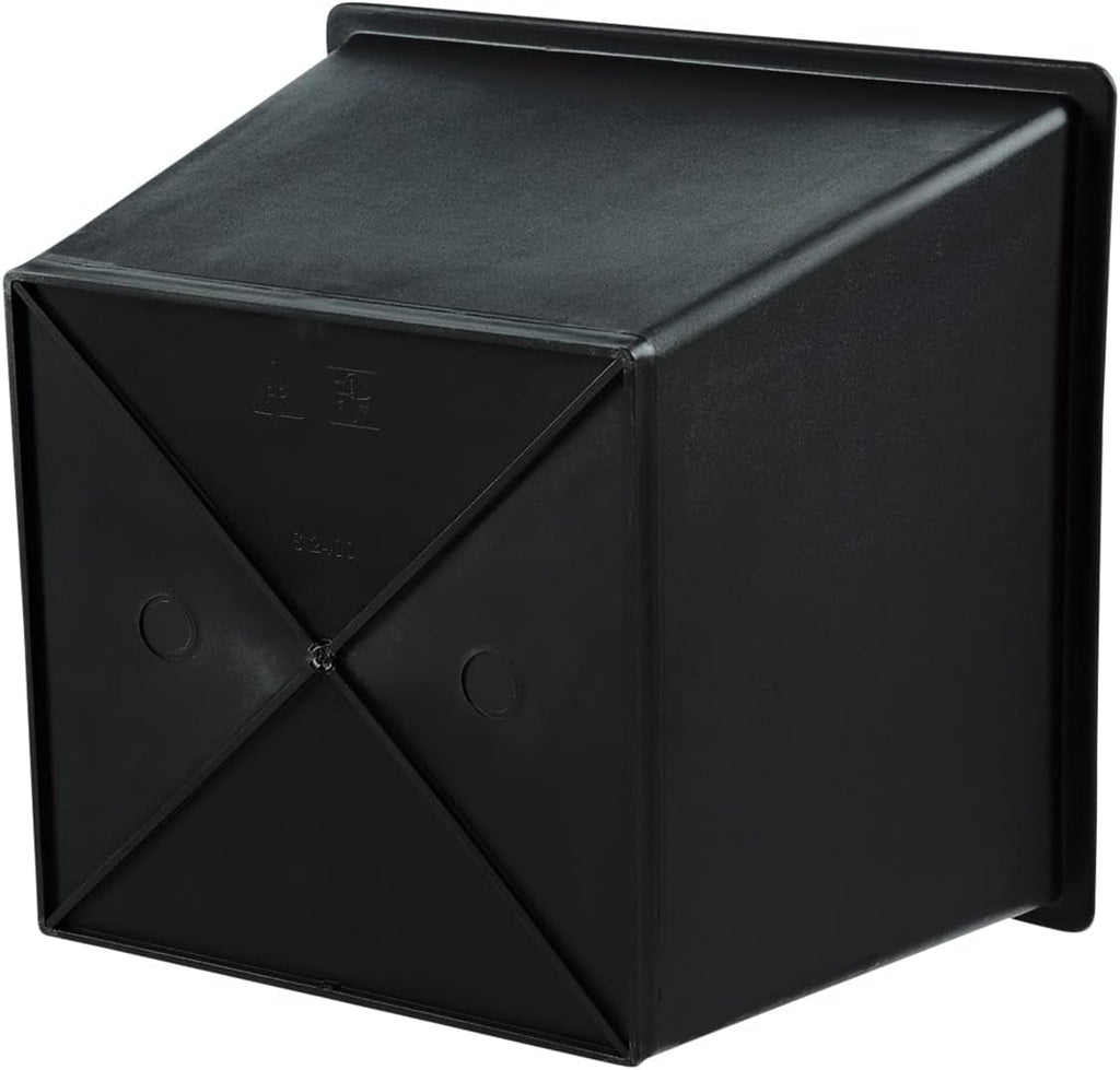 Ghiveci universal Dehner, plastic, negru, 30 x 26 x 26 cm