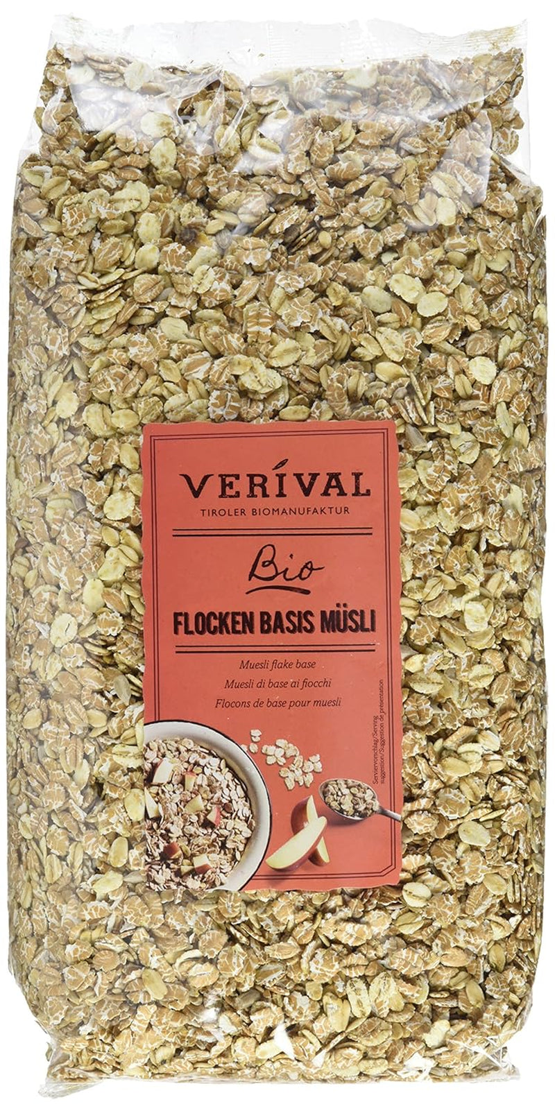 Base de muesli Verival Flakes - Orgánico, paquete de 6 (6 x 1 kg)