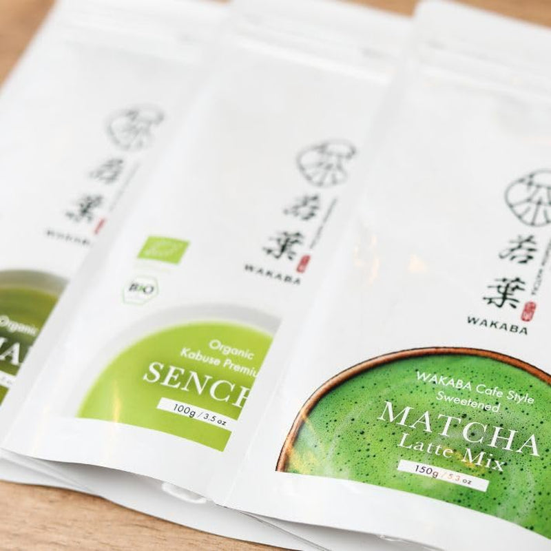 WAKABA Ceai organic Kabuse Sencha 100 g – Ceai verde organic japonez autentic Saegidori și Okumidori din prima recoltă din Kagoshima Kirishima City (DE-ÖKO-013)