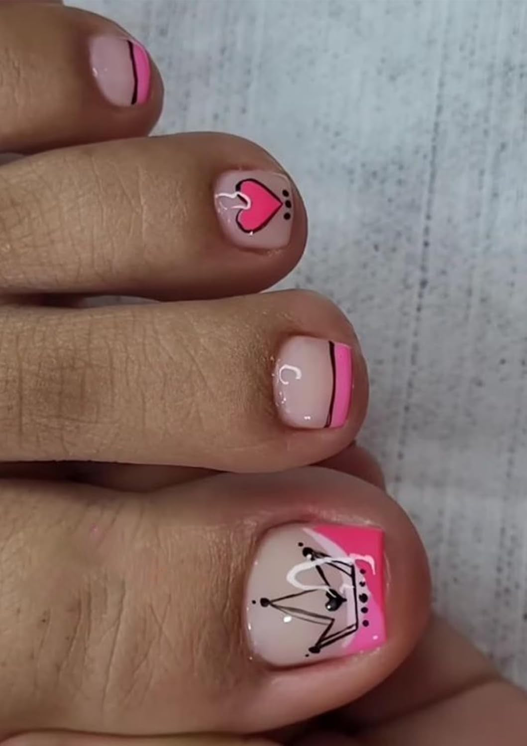 Set unghii false cu adeziv - Unghii false franțuzești - 24 bucăți, design pătrat scurt, gradient alb roz, unghii artificiale, manichiură balerină (gradient roz scurt)