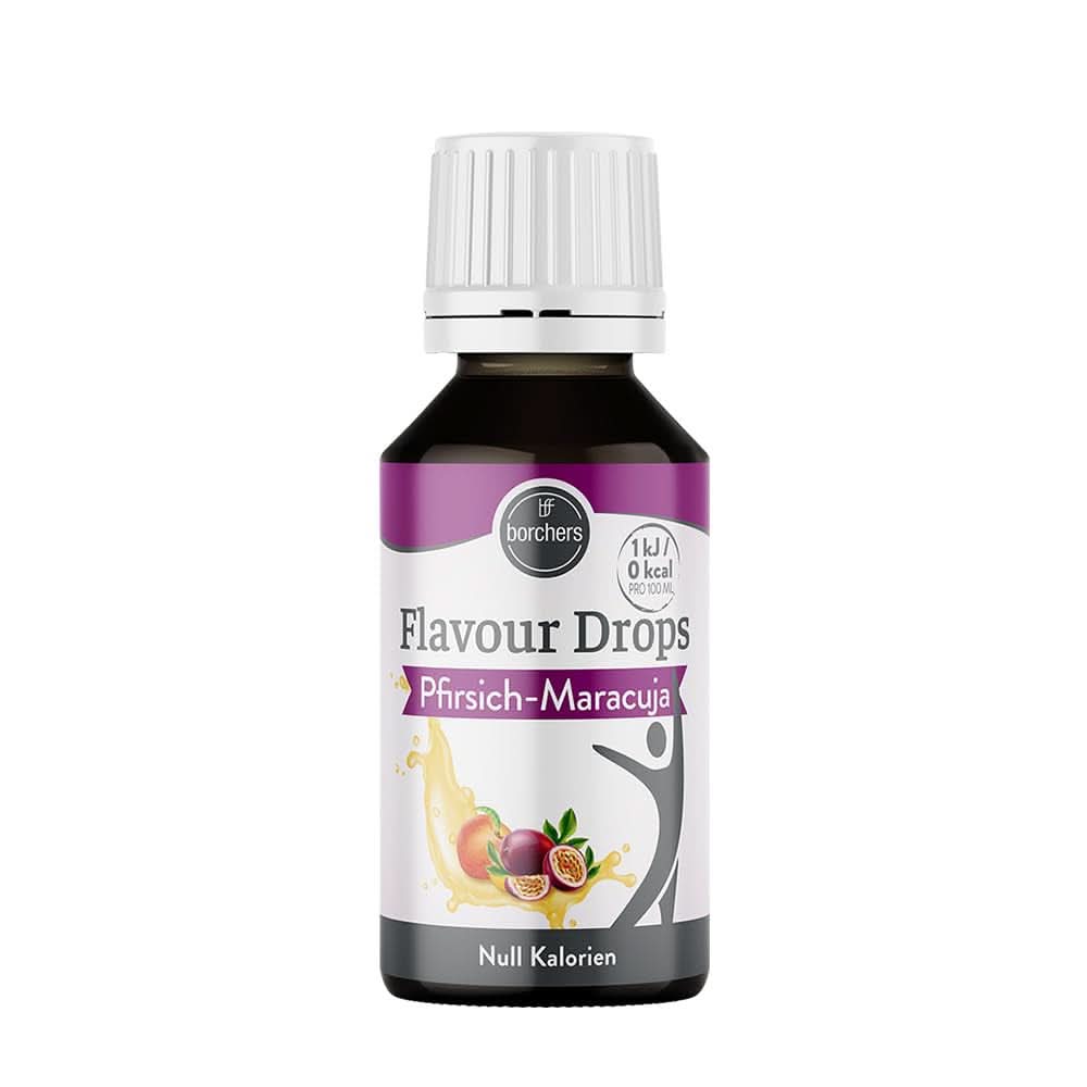 Gotas de sabor Borchers, Melocotón - maracuyá, 30 ml Aromas Naty Shop