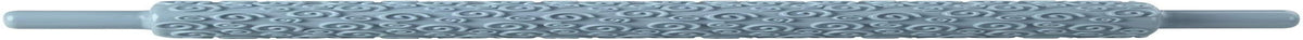 Zenker Fondant-Prägerroller 31 cm CANDY, Rollstab aus Kunststoff, Teigrolle für die Dekoration von Zuckergebäck, Zuckerguss, Fondant, Kuchen (Color: Ice Blue), Menge: 1 Stück, 31 x 5 x 5 cm