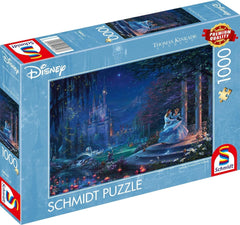 Schmidt Spiele 58043 Thomas Kinkade, Disney, Cenicienta bailando bajo la luz de las estrellas, rompecabezas de 1000 piezas, colorido Puzzle Naty Shop