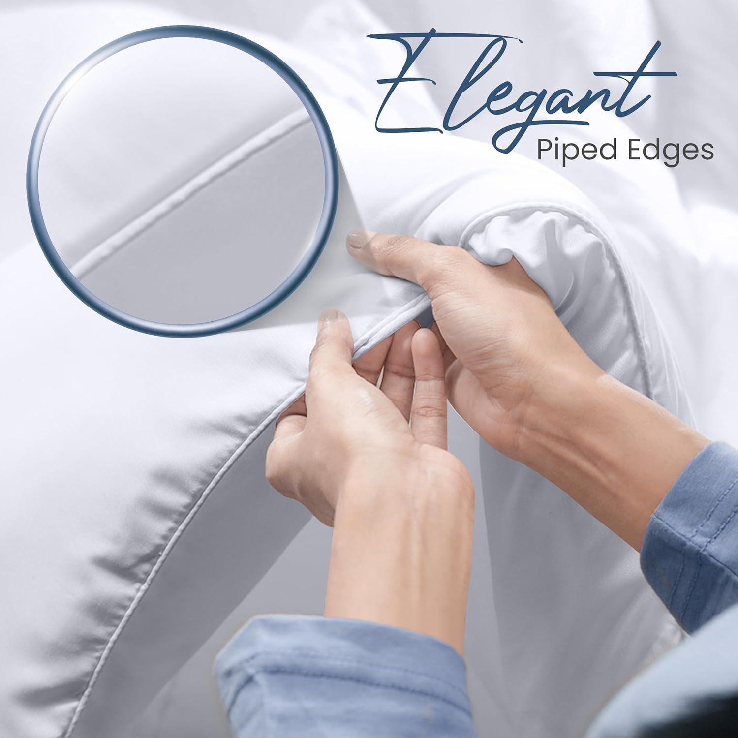 Utopia Bedding FBA_B01JPECQF8 Edredón de matrimonio, blanco, poliéster, twin Edredones y edredones Naty Shop