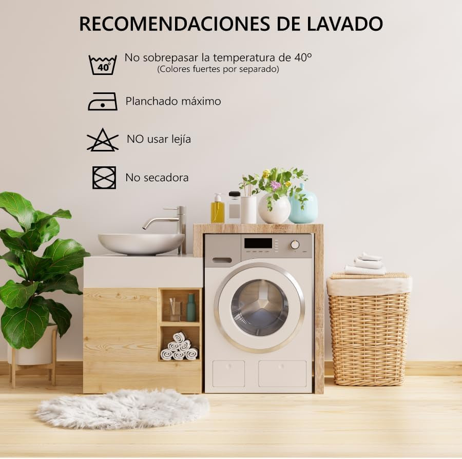 LISO - Colcha De 105 Cm - Colcha Cama Bouti - Primavera Y Verano - 200X260 Cm - Camas Y Mantas Rosa Besuche den Degrees home-Store