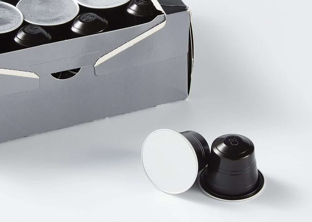 Café Royal Ristretto 36 Kapseln für Nespresso Kaffee Maschine - 9/10 Intensität - UTZ-zertifiziert Kaffeekapseln aus Aluminium (Packung mit 3)