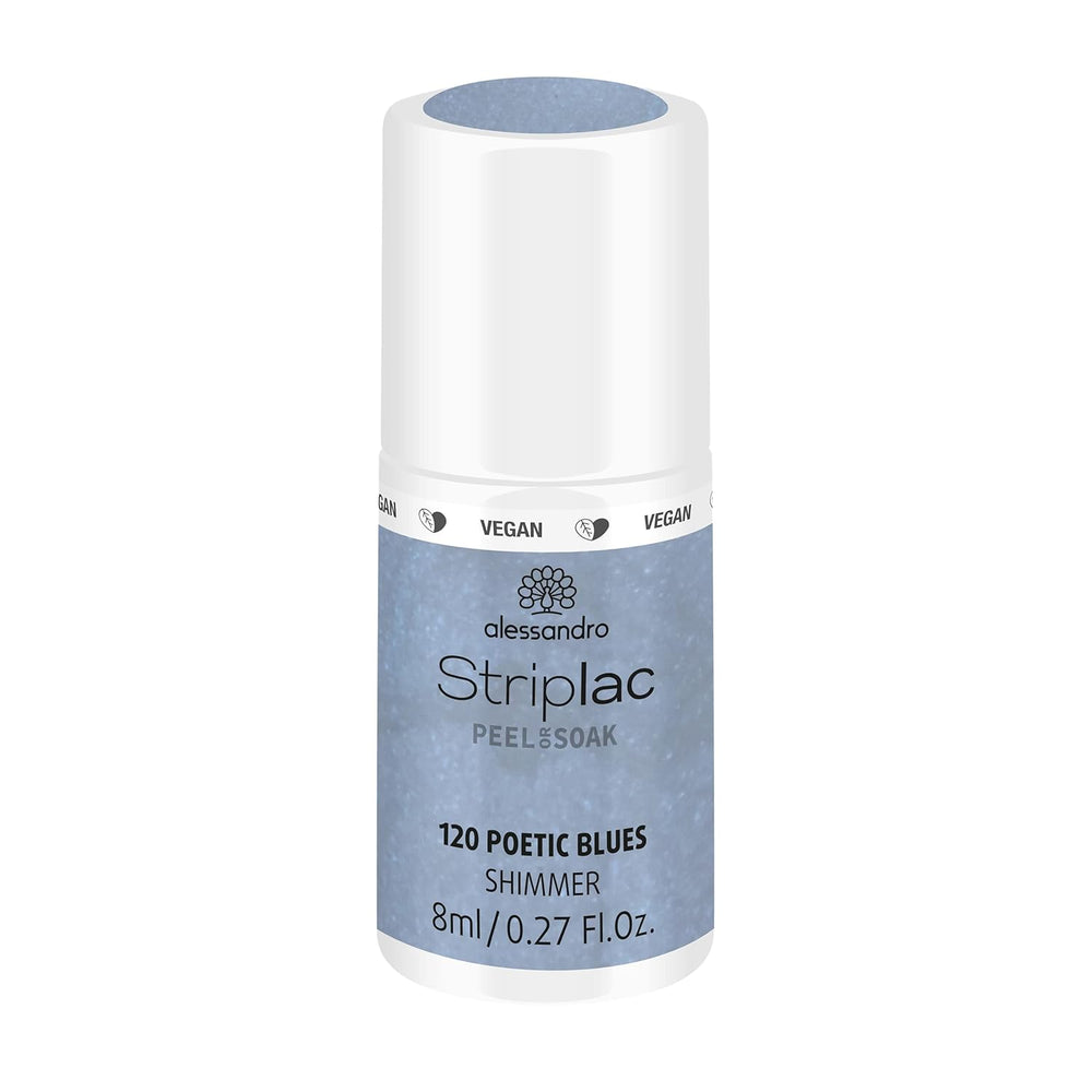 Esmalte de uñas UV alessandro Striplac Lavender Lemonade – Delicado y duradero – Fácil eliminación gracias a la tecnología de eliminación – Vegano y libre de crueldad animal – 8 ml
