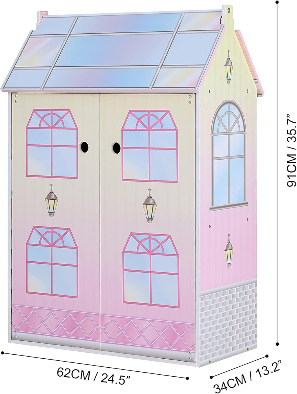 Olivias Little World Glasshouse Kids 12" Doll House & 10 Accesorii Pentru Păpuși 3.5" Multi Td-12518D Casute de papusi Naty Shop