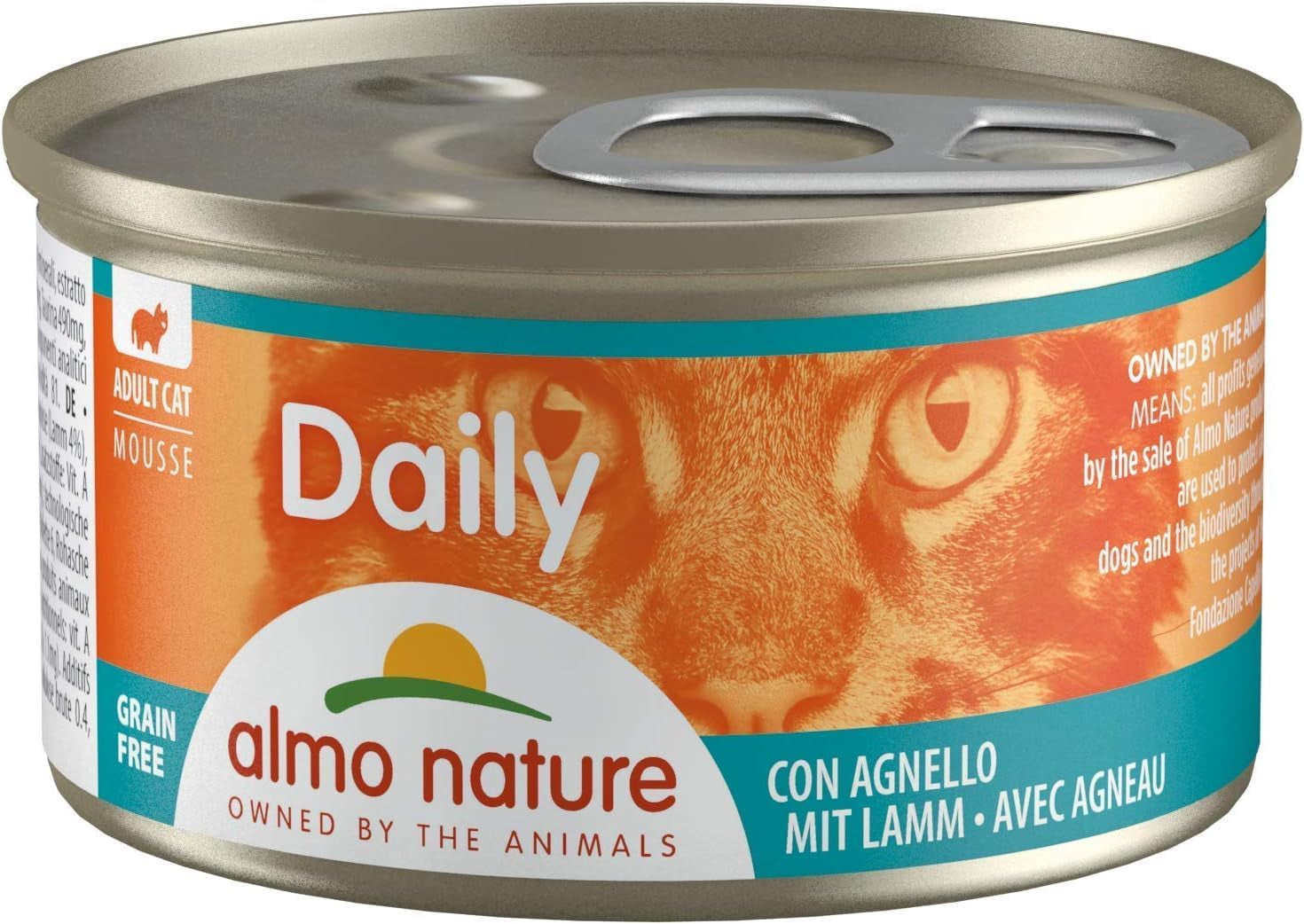 Almo Nature Daily Wet Food pentru pisici adulte Mousse cu somon - conservă 24X85 G