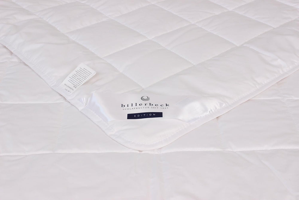 Billerbeck Jasmin Edredón superligero - edredón de verano - 155 X 220 Cm - edredón de algodón, edredón refrescante - 90% viscosa (bambú) 10% poliéster (airsoft), blanco Edredones y edredones Naty Shop