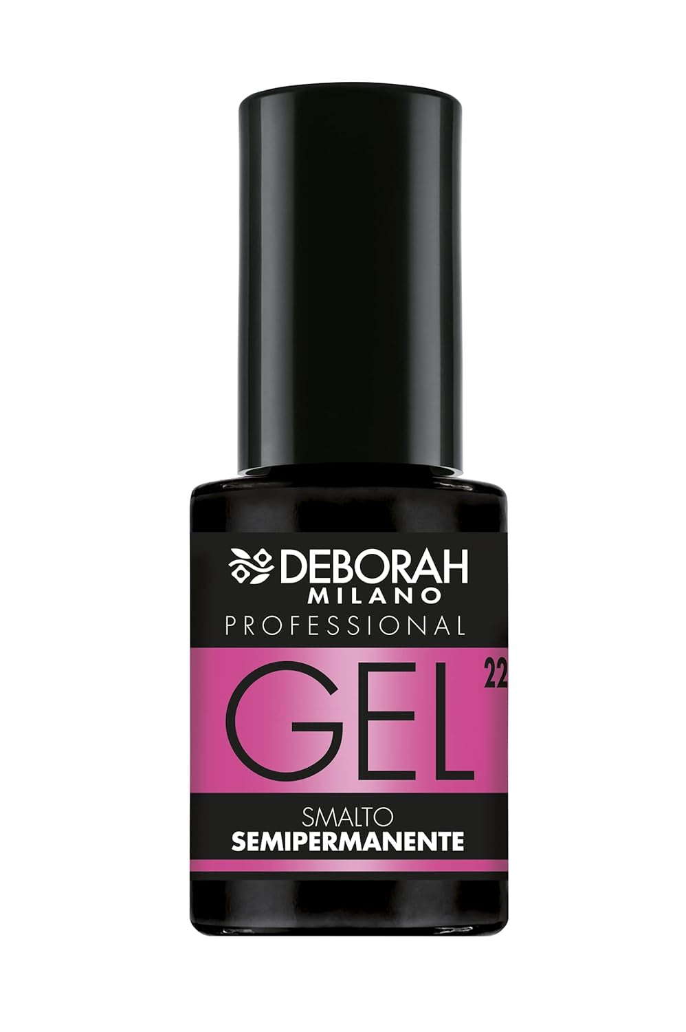 Esmalte de uñas semipermanente Milano Professional, núm. 21 Borgoña, efecto voluminizador, duradero, para uñas intensas y brillantes, 4,5 ml