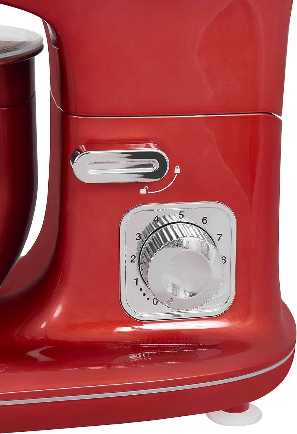 GUTFELS Küchenmaschine KM 8102 Roi | Máquina de cocina | 1200 vatios | Schneebesen | Rührhaken | arrodillado | 10 estupen | Podredumbre | 5 L Schüssel Madre e Hijo Tienda Naty