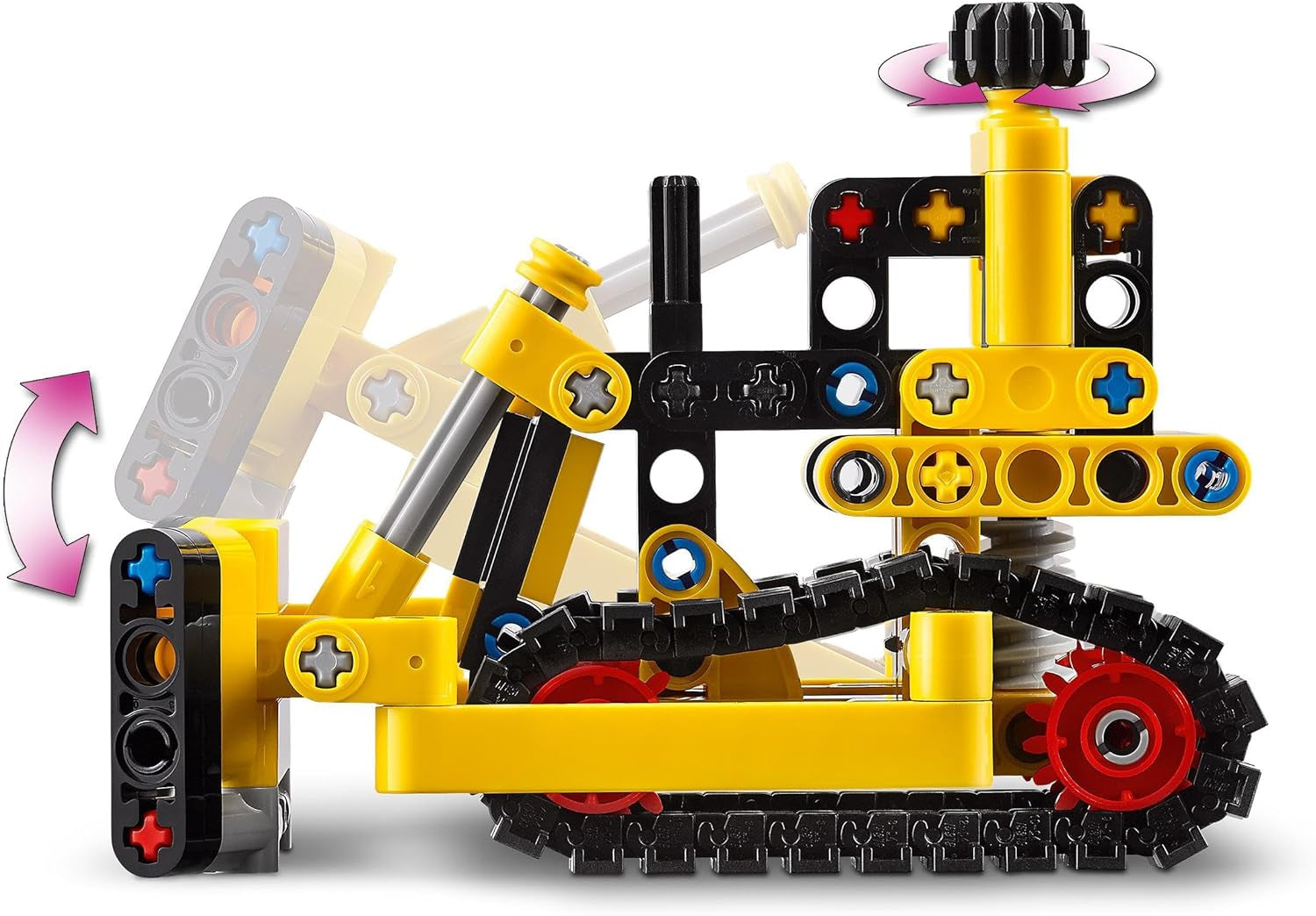 LEGO Technic Bulldozer pesado, juguete de construcción Bulldozer para añadir a tu obra de construcción Juguete de construcción para niños Regalo tecnológico para niños y niñas de 7 años 42163 Juegos de construcción Besuche den LEGO-Store