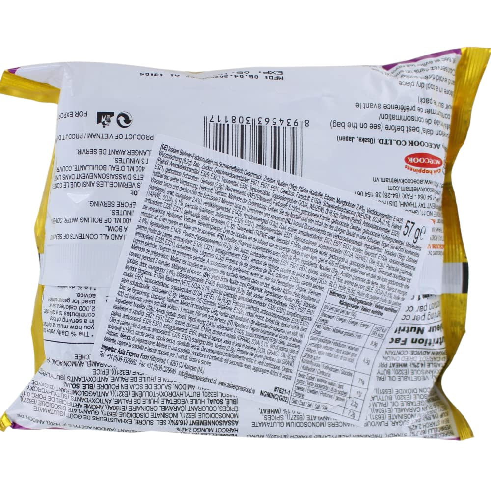 - GD Instant Glasnudeln Schwein - Paquete múltiple (48 X 57 GR)