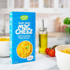 Cultured Foods Vegan Set de 3 macarrones con queso veganos, salsa gouda, salsa cheddar, macarrones sin gluten sin lactose y queso CHEATCHEEZ