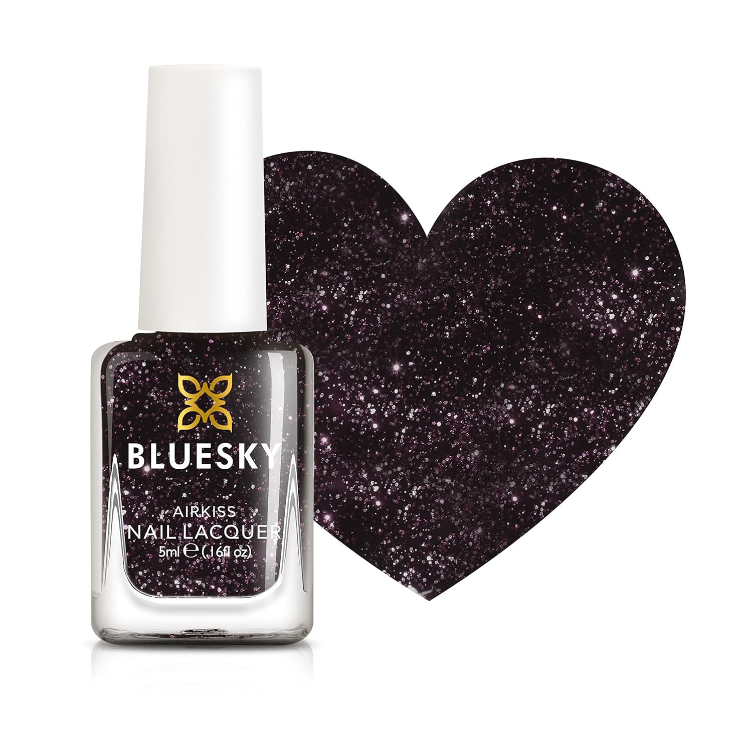 Esmalte de uñas para niños Bluesky - Stardust Brown, fácil de aplicar, no tóxico, a base de agua, esmalte de uñas plano para niños, 5 ml, 1 paquete