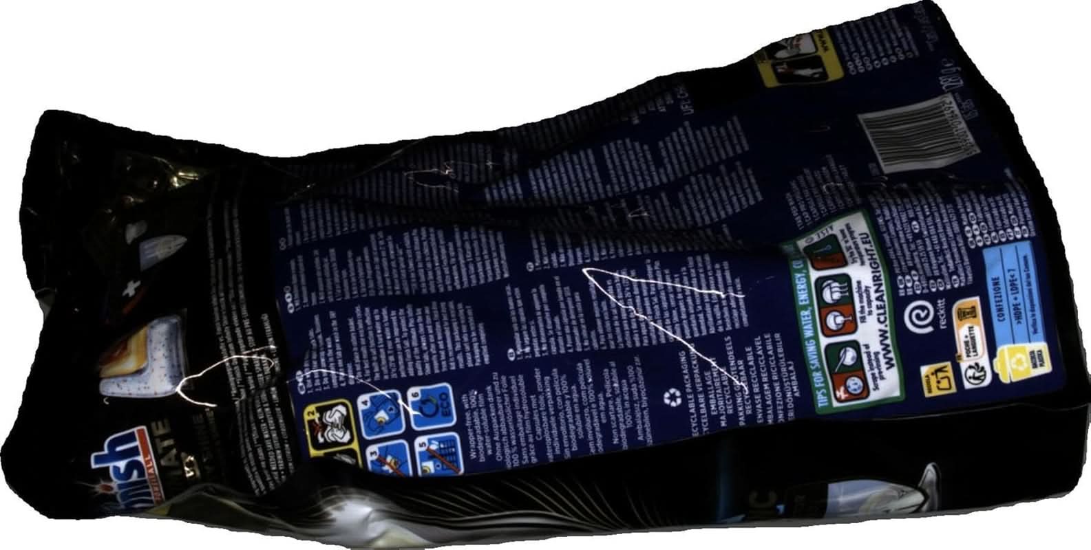 Finish Ultimate plus Infinity Shine Citrus Dishwasher Pastillas - Pastillas para lavavajillas, limpieza intensiva - 105 cápsulas, limón Naty Shop