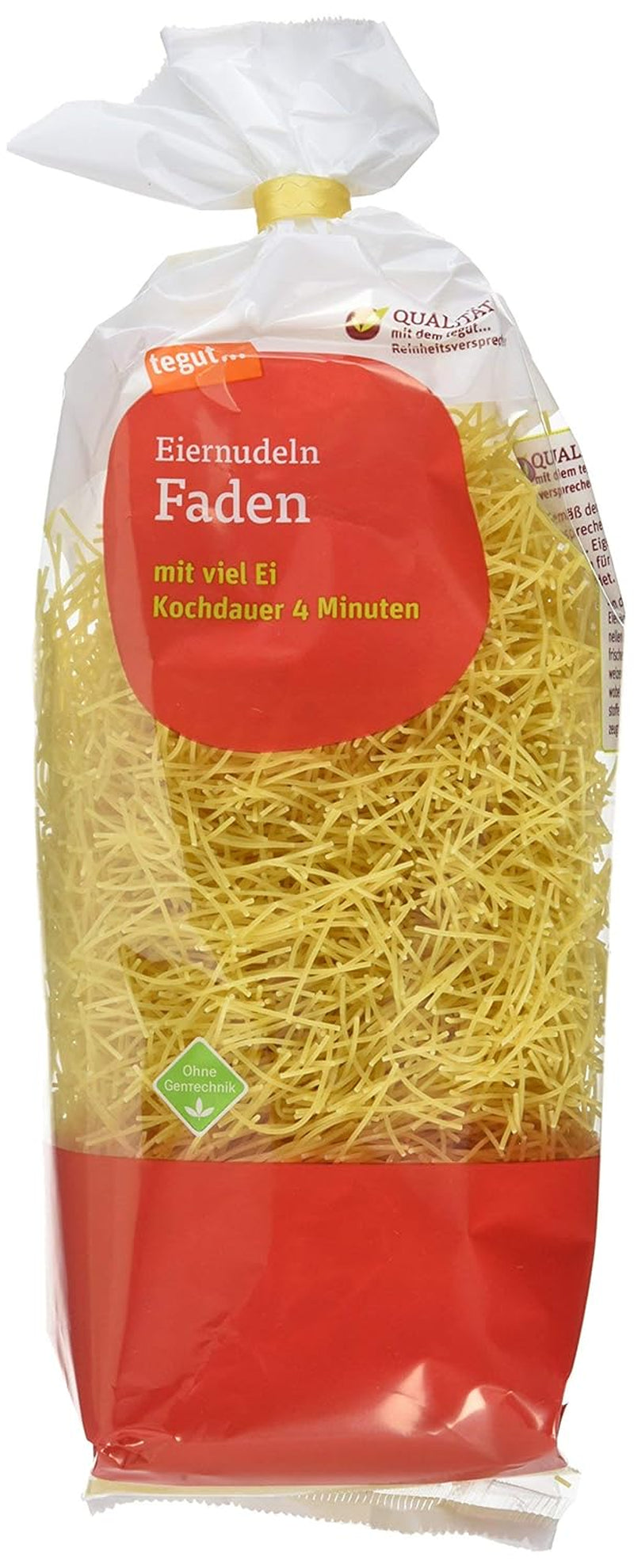 tegut... Fideos al huevo Pack de 6 (6 x 250g)