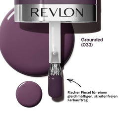 ¡APLICACIÓN Revlon Ultra HD! Esmalte de uñas, color de uñas brillante, fórmula 100 % vegana, no requiere base ni capa superior, 033 Grounded, 8 ml