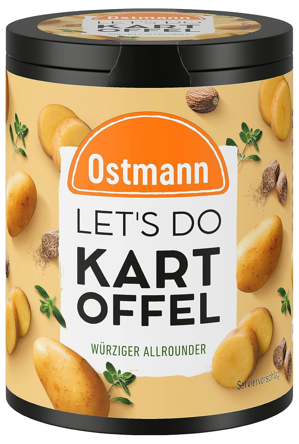 Ostmann Gewürze - Let's Do Fisch Allrounder | Gewürzsalz für Bratfisch, Flammlachs und Meeresfrüchte | Würziger Allrounder con Mostaza, Limón y Eneldo | 85 g en barra de reciclaje Metalldose