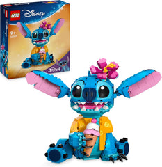 Lego | Disney Stitch Spielzeug - Figur zum Spielen und Sammeln mit Einer Eistüte und Einer decorativoen Blume - Geschenk für Mädchen, Jungen und Lilo & Stitch Filmfans ab 9 Jahren - 43249