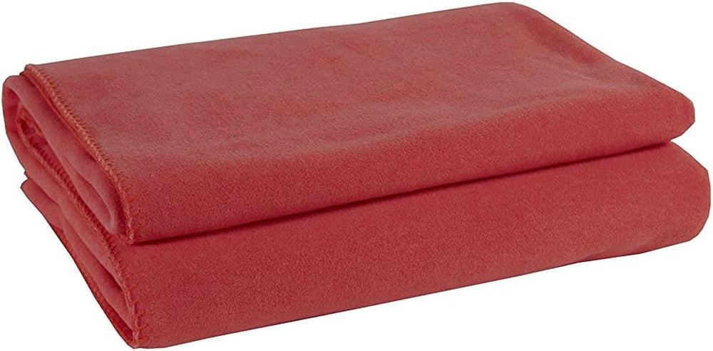 Zoeppritz Decke in Der Farbe: Rot, Aus 65% Poliéster, 35% Viscosa Hergestellt, Tamaño: 160X200 Cm, 103291-235-160X200