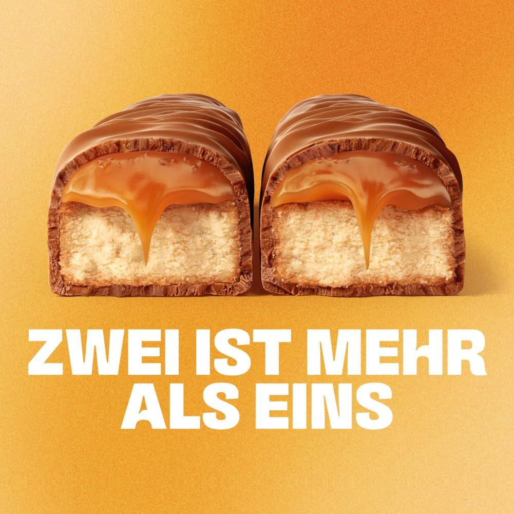 Barras de chocolate con caramelo salado Twix | Paquete de chocolate a granel | 30 barras dobles (30 x 46 g)