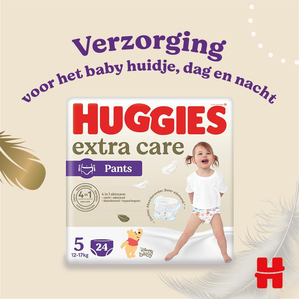 Pañales Huggies Extra Care, talla 5 (12-17 kg), diseño Disney, 96 piezas
