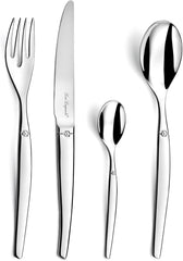 Juego de cubiertos JET, cubiertos de mesa, 6 personas, 24 piezas Cocina Naty Shop