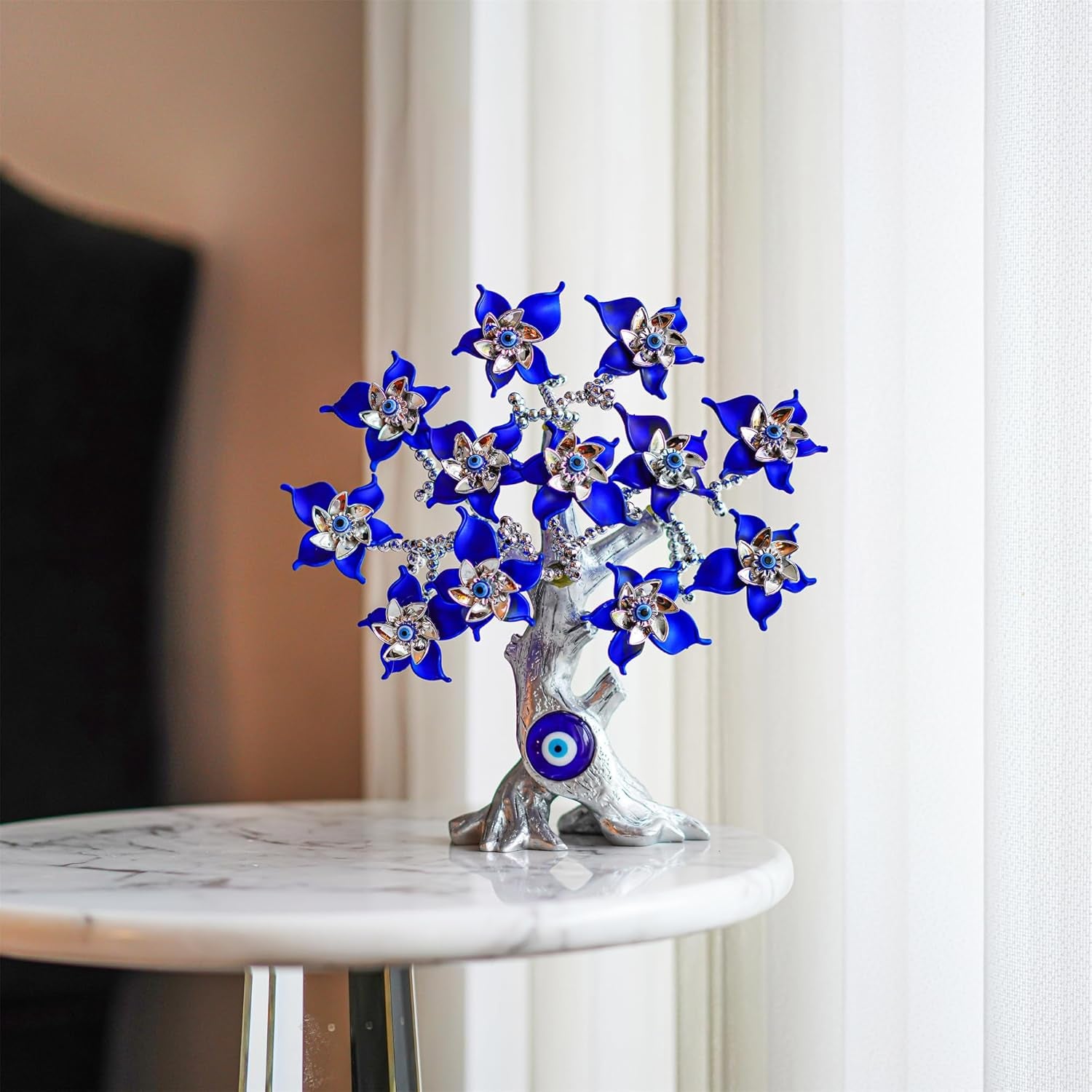 26,7 cm Turc rău ochi copac protecție rău ochi statuie pentru noroc, feng shui decorare copac pentru acasă Statuete si sculpturi Naty Shop