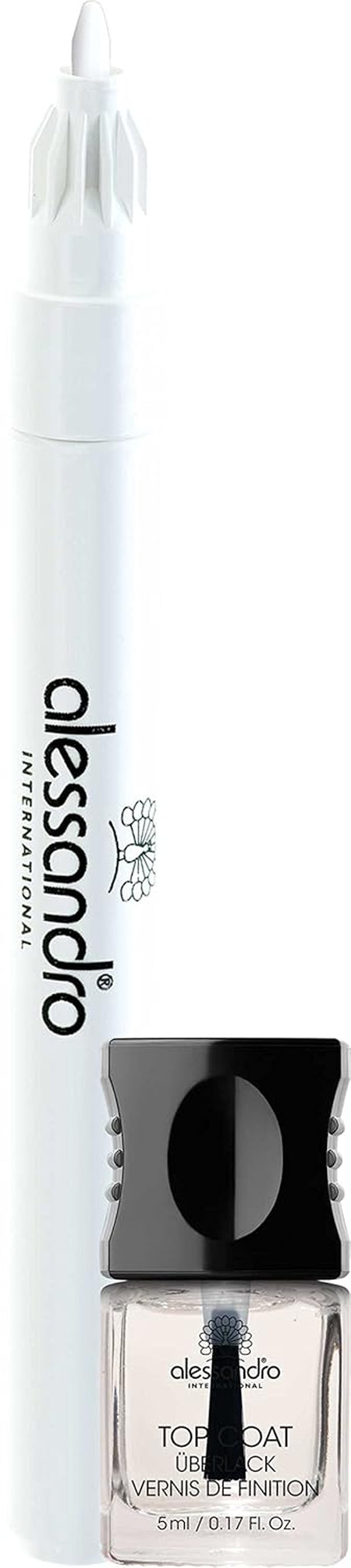 Juego de delineadores de ojos French Liner alessandro Effect Polish, blanco, 1 paquete (3,2 ml + 5 ml)
